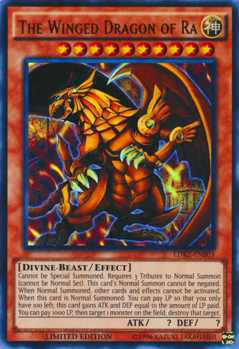 The Winged Dragon of Ra [LDK2-ENS03] Ultra Rare Yu-Gi-Oh!