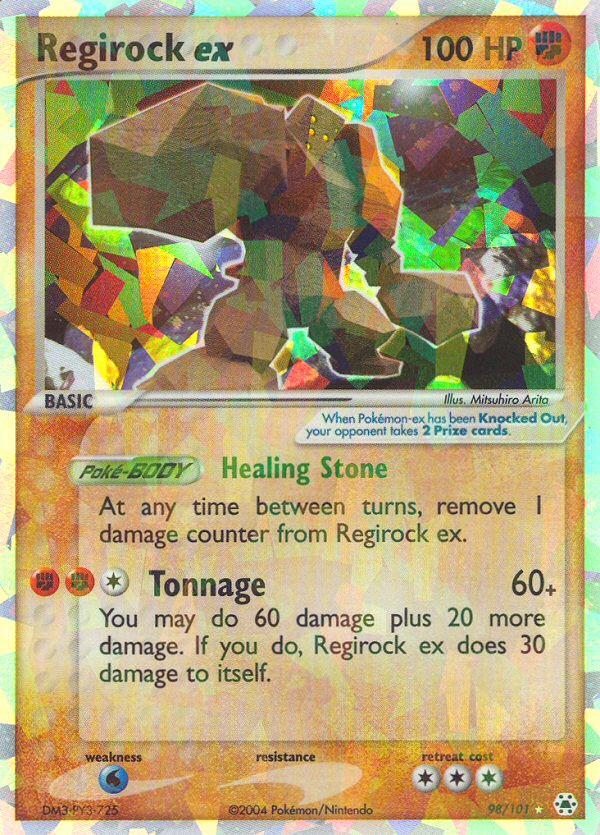 Regirock ex (98/101) [EX: Hidden Legends] Pokémon