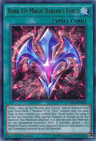 Rank-Up-Magic Barian's Force [MP14-EN036] Ultra Rare Yu-Gi-Oh!