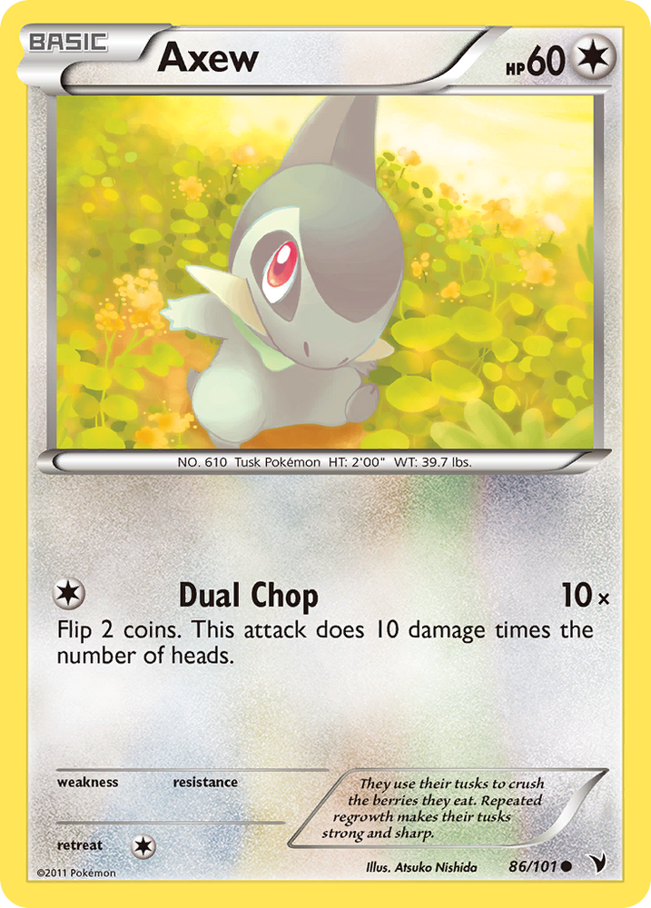 Axew (86/101) [Black & White: Noble Victories] Pokémon