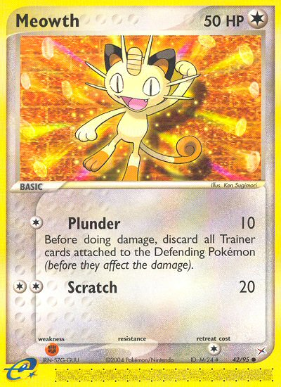 Meowth (42/95) [EX: Team Magma vs Team Aqua] Pokémon