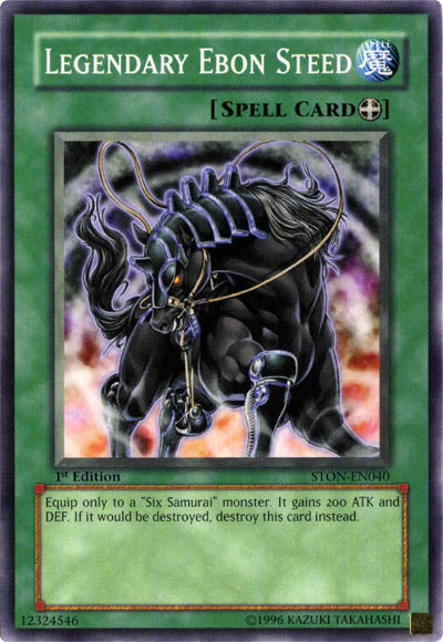 Legendary Ebon Steed [STON-EN040] Common Yu-Gi-Oh!