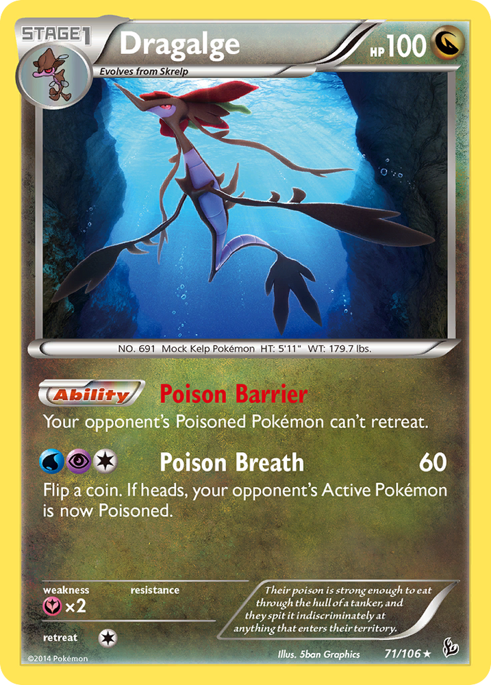 Dragalge (71/106) [XY: Flashfire] Pokémon