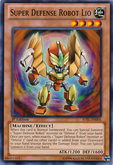 Super Defense Robot Lio [JOTL-EN006] Common Yu-Gi-Oh!