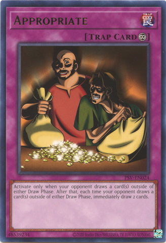 Appropriate (25th Anniversary) [PSV-EN024] Rare Yu-Gi-Oh!