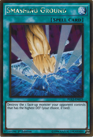 Smashing Ground [PGL2-EN075] Gold Rare Yu-Gi-Oh!