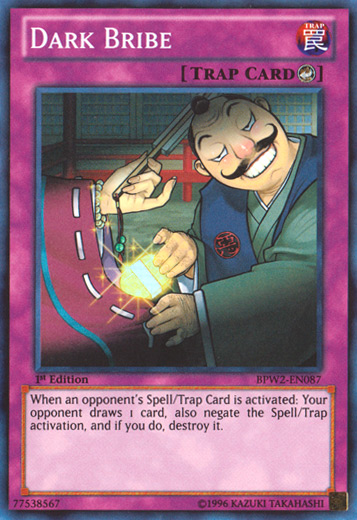 Dark Bribe [BPW2-EN087] Super Rare Yu-Gi-Oh!