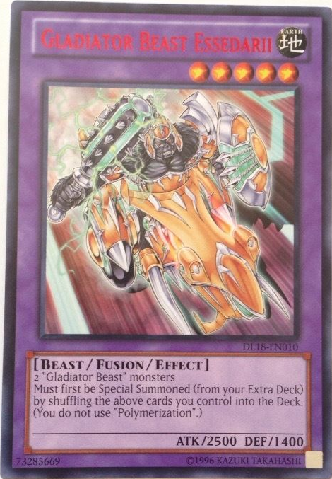 Gladiator Beast Essedarii (Red) [DL18-EN010] Rare Yu-Gi-Oh!