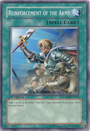 Reinforcement of the Army [SDWS-EN025] Common Yu-Gi-Oh!
