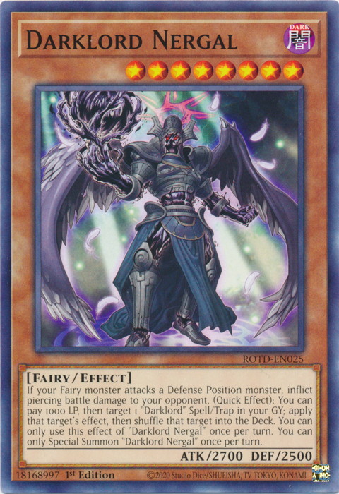 Darklord Nergal [ROTD-EN025] Common Yu-Gi-Oh!