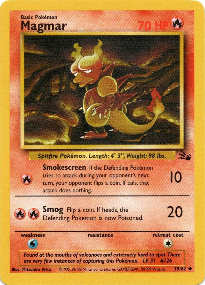 Magmar (39/62) [Fossil Unlimited] Pokémon