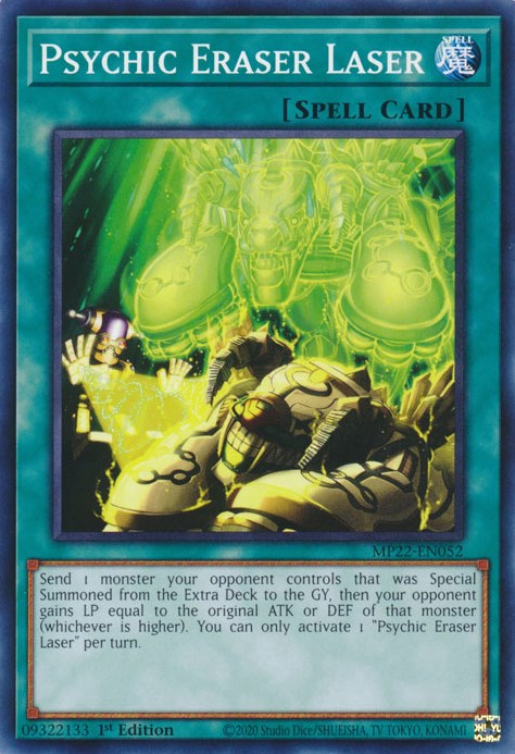 Psychic Eraser Laser [MP22-EN052] Common Yu-Gi-Oh!
