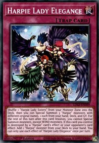 Harpie Lady Elegance [LDS2-EN089] Common Yu-Gi-Oh!
