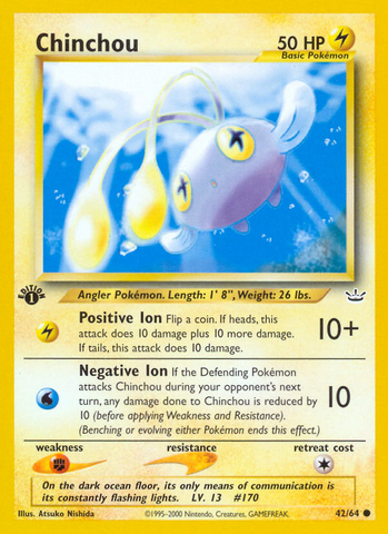 Chinchou (42/64) [Neo Revelation 1st Edition] Pokémon