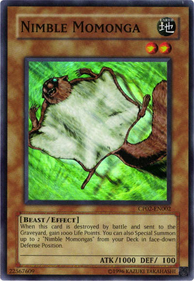 Nimble Momonga [CP02-EN002] Super Rare Yu-Gi-Oh!