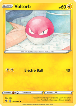 Voltorb (045/185) [Sword & Shield: Vivid Voltage] Pokémon