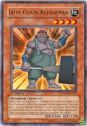 Iron Chain Repairman [CSOC-EN017] Rare Yu-Gi-Oh!