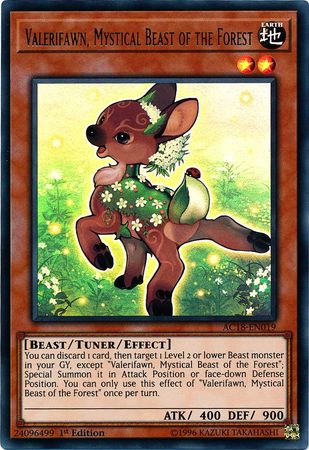 Valerifawn, Mystical Beast of the Forest [AC18-EN019] Ultra Rare Yu-Gi-Oh!