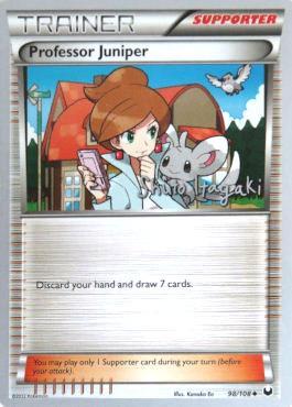 Professor Juniper (98/108) (Terraki-Mewtwo - Shuto Itagaki) [World Championships 2012] Pokémon