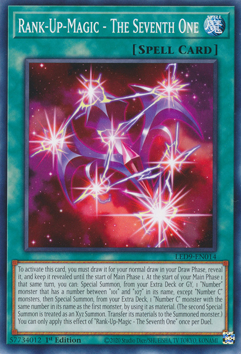 Rank-Up-Magic - The Seventh One [LED9-EN014] Common Yu-Gi-Oh!