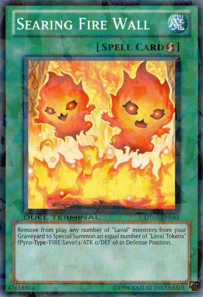 Searing Fire Wall [DT05-EN044] Common Yu-Gi-Oh!
