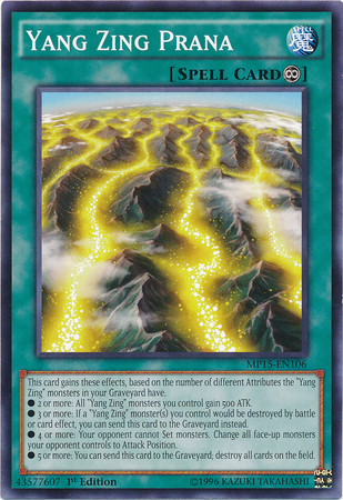 Yang Zing Prana [MP15-EN106] Common Yu-Gi-Oh!