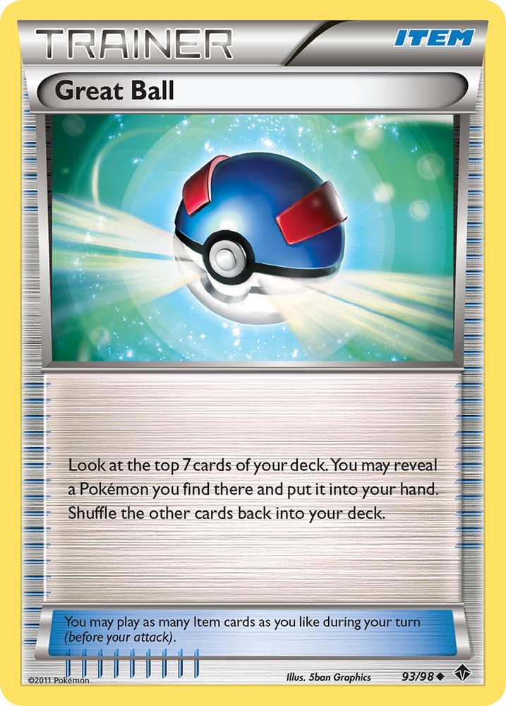 Great Ball (93/98) [Black & White: Emerging Powers] Pokémon