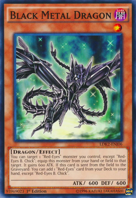 Black Metal Dragon [LDK2-ENJ06] Common Yu-Gi-Oh!