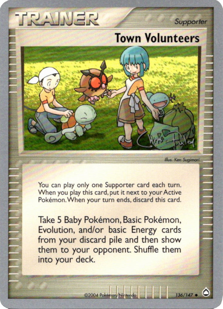 Town Volunteers (136/147) (Blaziken Tech - Chris Fulop) [World Championships 2004] Pokémon