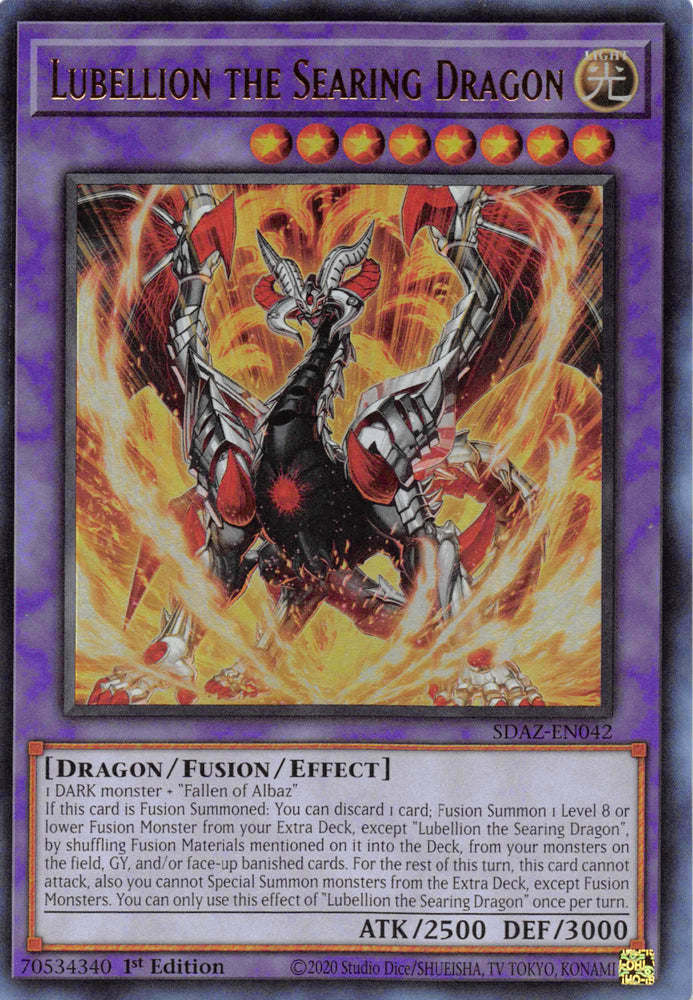 Lubellion the Searing Dragon [SDAZ-EN042] Ultra Rare Yu-Gi-Oh!