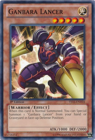 Ganbara Lancer [YS13-ENV04] Common Yu-Gi-Oh!
