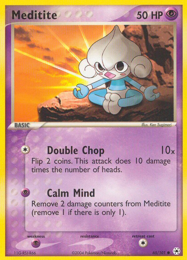 Meditite (65/101) [EX: Battle Stadium] Pokémon
