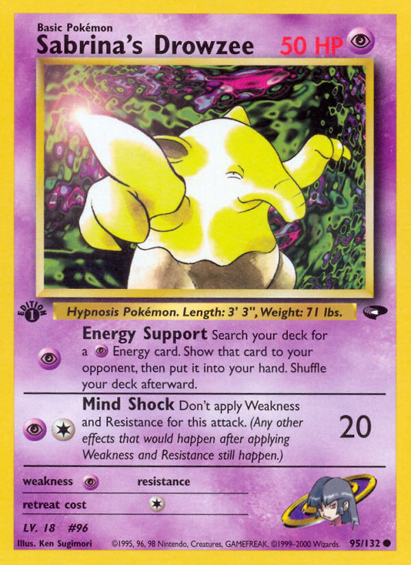 Sabrina's Drowzee (95/132) [Gym Challenge 1st Edition] Pokémon