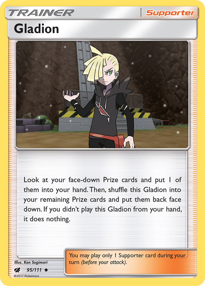Gladion (95/111) [Sun & Moon: Crimson Invasion] Pokémon
