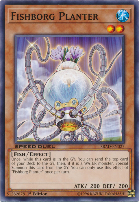 Fishborg Planter [SBAD-EN027] Common Yu-Gi-Oh!