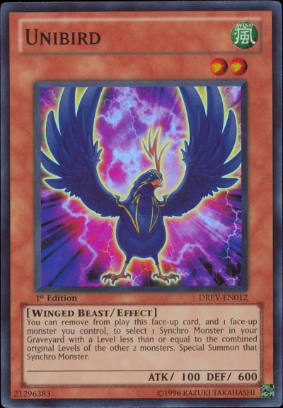 Unibird [DREV-EN012] Super Rare Yu-Gi-Oh!