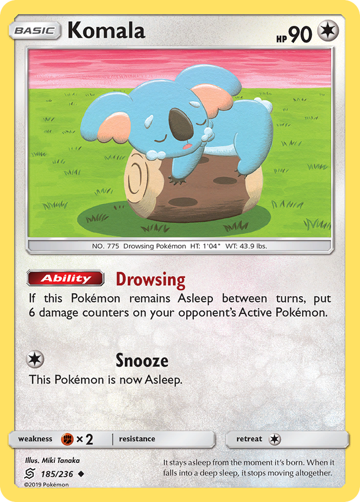 Komala (185/236) [Sun & Moon: Unified Minds] Pokémon