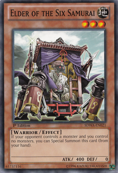 Elder of the Six Samurai [SDWA-EN021] Common Yu-Gi-Oh!