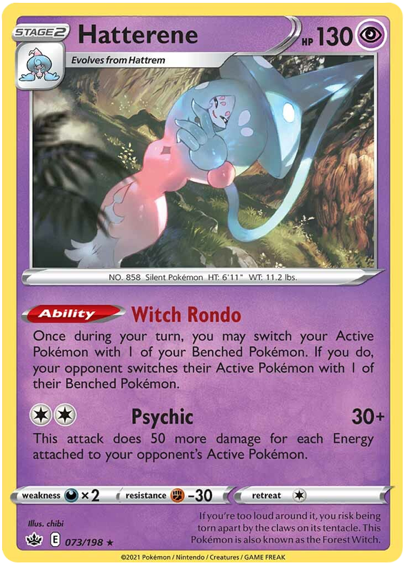 Hatterene (073/198) [Sword & Shield: Chilling Reign] Pokémon