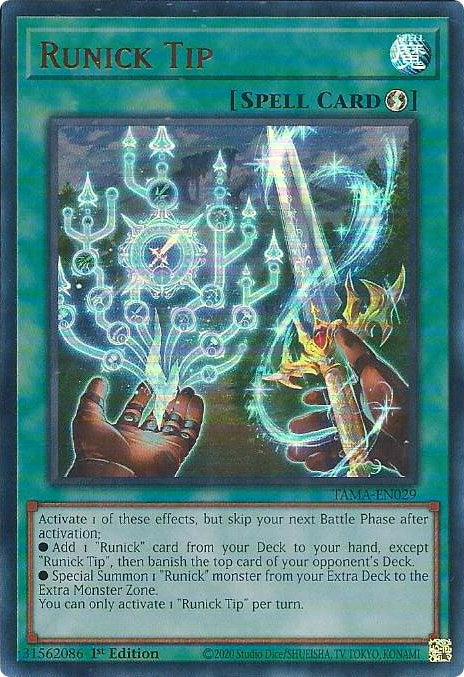 Runick Tip [TAMA-EN029] Ultra Rare Yu-Gi-Oh!