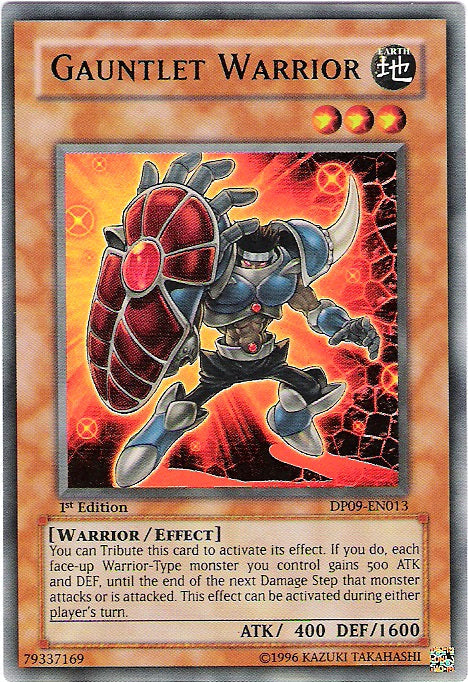 Gauntlet Warrior [DP09-EN013] Ultra Rare Yu-Gi-Oh!