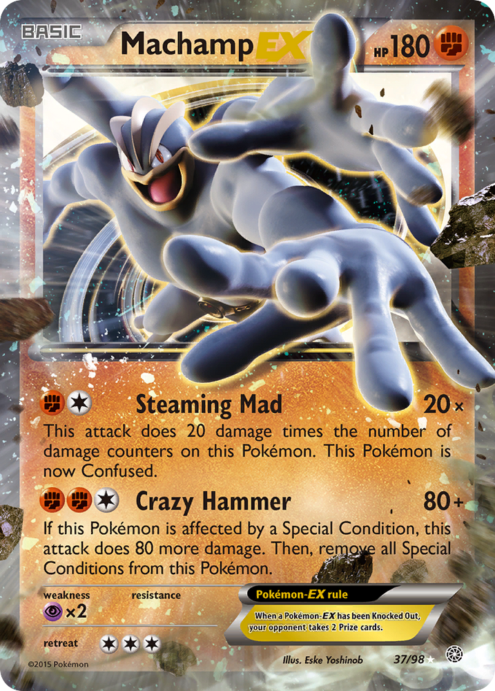 Machamp EX (37/98) [XY: Ancient Origins] Pokémon