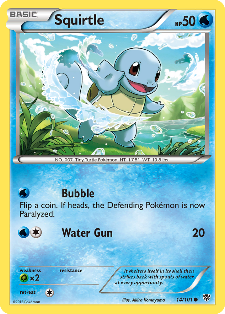 Squirtle (14/101) [Black & White: Plasma Blast] Pokémon