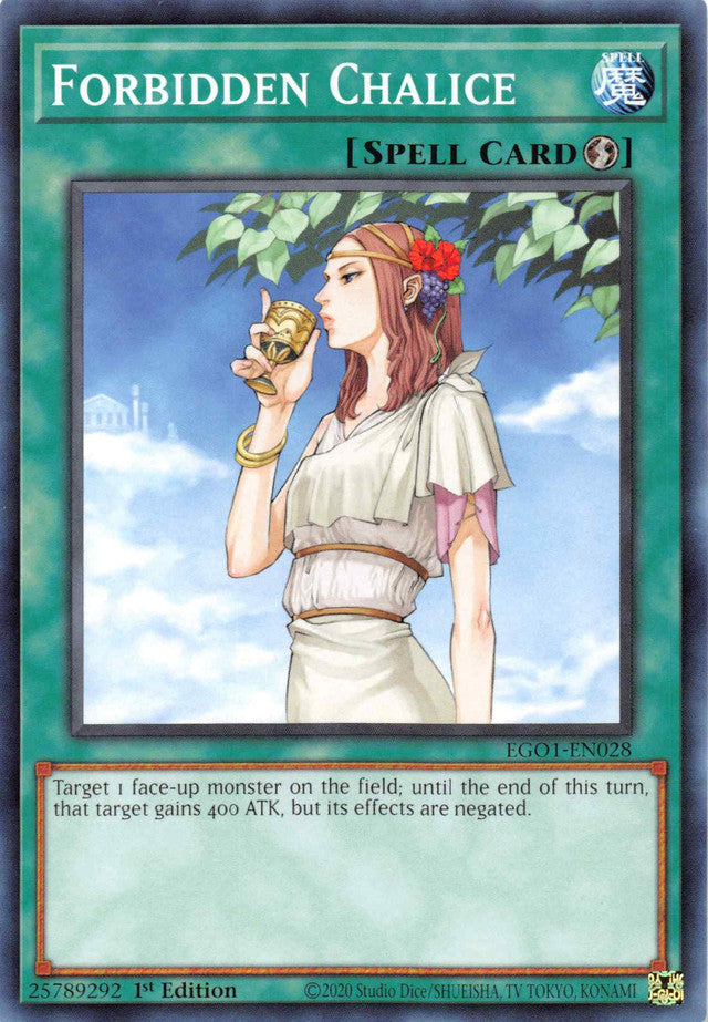 Forbidden Chalice [EGO1-EN028] Common Yu-Gi-Oh!