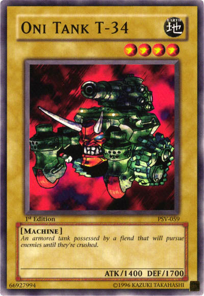 Oni Tank T-34 [PSV-059] Common Yu-Gi-Oh!