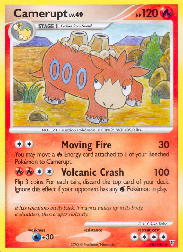 Camerupt (18/147) [Platinum: Supreme Victors] Pokémon