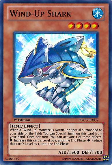 Wind-Up Shark [ORCS-EN082] Super Rare Yu-Gi-Oh!