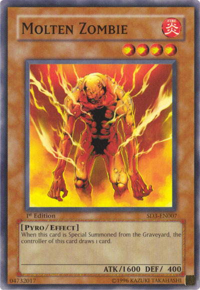 Molten Zombie [SD3-EN007] Common Yu-Gi-Oh!