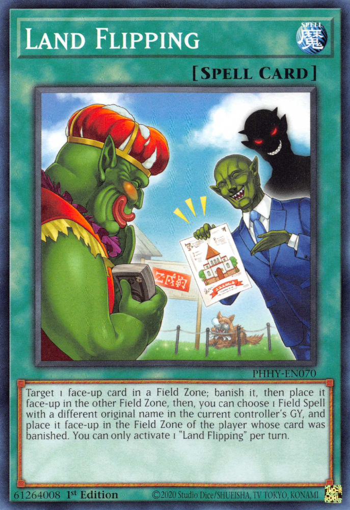 Land Flipping [PHHY-EN070] Common Yu-Gi-Oh!