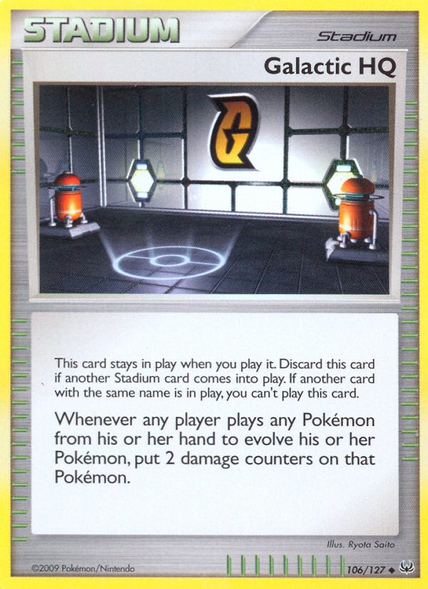 Galactic HQ (106/127) [Platinum: Base Set] Pokémon